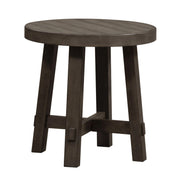 Modern Farmhouse Splay Leg Round End Table image