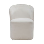 Accent Dining Accent Dining Chair w/ Casters - Ivory image