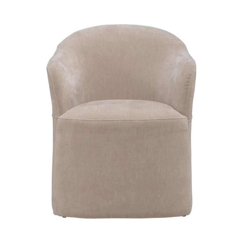 Accent Dining Accent Dining Chair w/ Casters - Wicker image