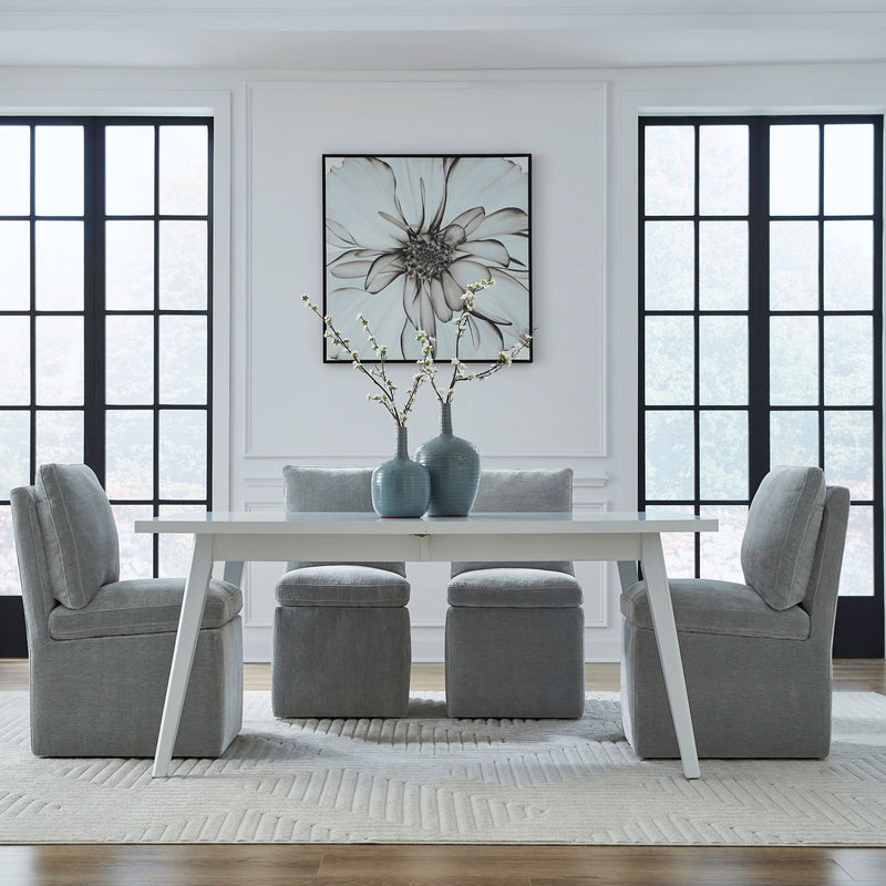 Accent Dining Accent Dining Chair w/ Casters - Sapphire image