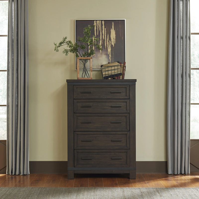 Thornwood Hills Bookcase Bed, Dresser & Mirror, Chest, Night Stand image