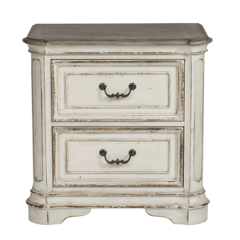 Magnolia Manor King California Panel Bed, Dresser & Mirror, Chest, Night Stand image