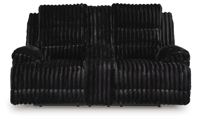 Technique Power Reclining Loveseat with Console