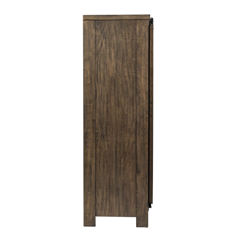 Thornwood Hills Sliding Door Chest in Rock Beaten Gray
