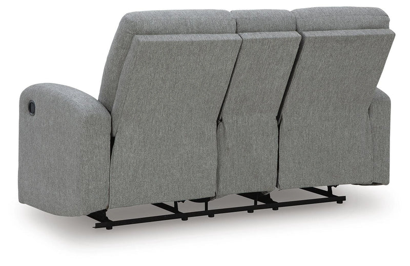 Moreau Place Reclining Loveseat with Console