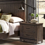 Thornwood Hills Bookcase Bed, Dresser & Mirror, Night Stand image