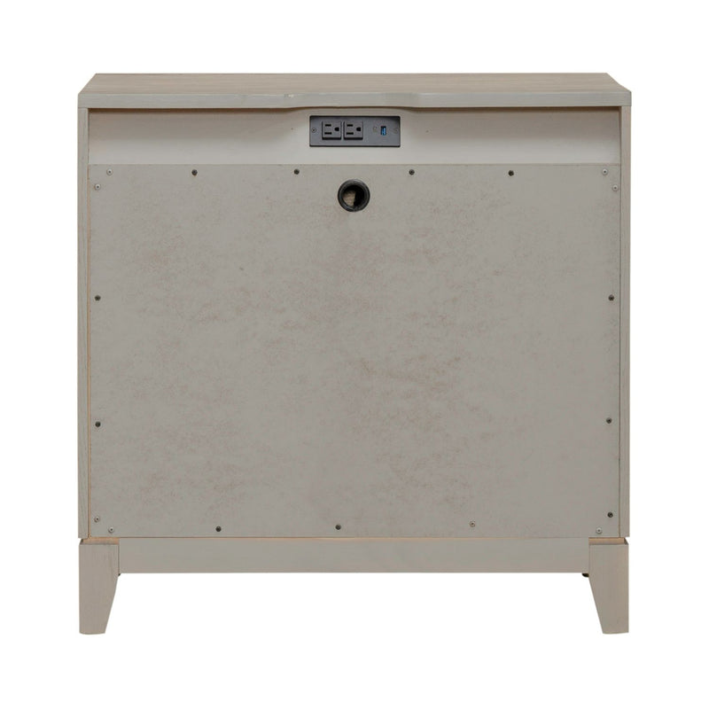 Brentwood 3 Drawer Nightstand w/ Charging Station image