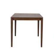 Space Saver Rectangular Leg Table in Satin Walnut image