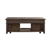 Mill Creek Lift Top Cocktail Table in Peppercorn image