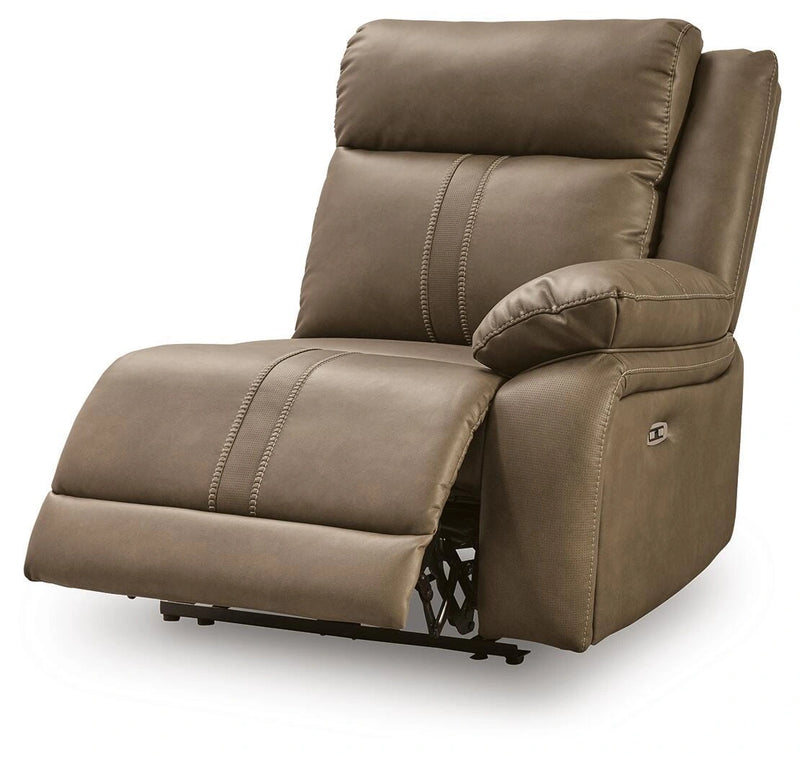 Max-Media Power Reclining Sectional with Audio Console