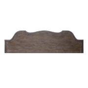 Magnolia Manor 56 Inch Hall Console Table in Antique White Base w/ Weathered Bark Tops image
