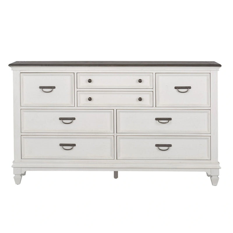 Allyson Park Drawer Dresser in Wirebrushed White image