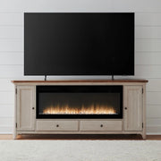 Fireplace TV Consoles 652 80 Inch Console w/ Fire FTS image