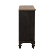 Americana Farmhouse 9 Drawer Dresser in Black image