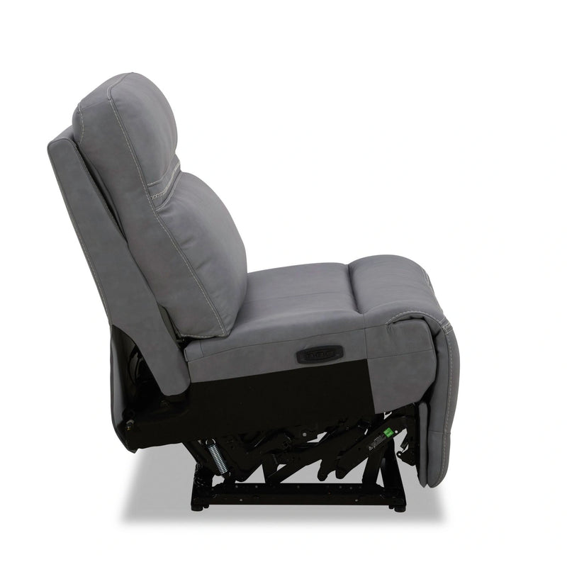 Cooper Armless Recliner P3 & ZG - Blue Gray image