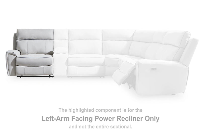 Grafton Pike Reclining Sectional with Storage Consoles