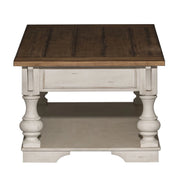 Morgan Creek Cocktail Table in Antique White image
