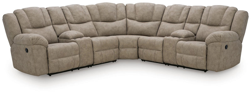 Ravenswaye Reclining Sectional with Double Console