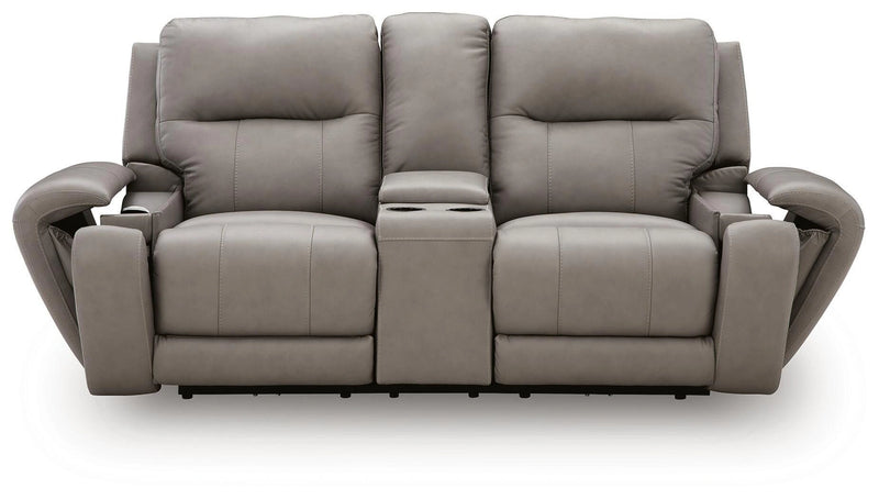 Trendsetter Power Reclining Loveseat with Audio Seating