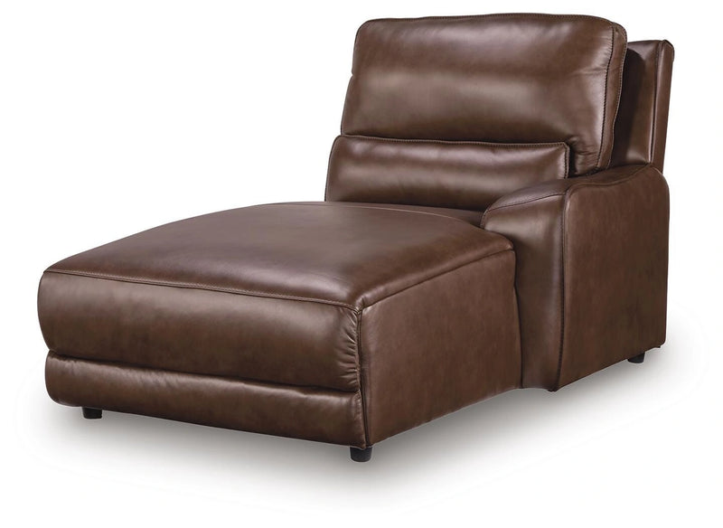 Silverbrooke Reclining Sectional with Chaise and Storage Consoles