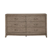 Avalon 6 Drawer Dresser in Burnished Beige image