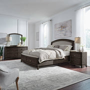 Avalon Queen Uph Storage Bed, Dresser & Mirror, Night Stand image