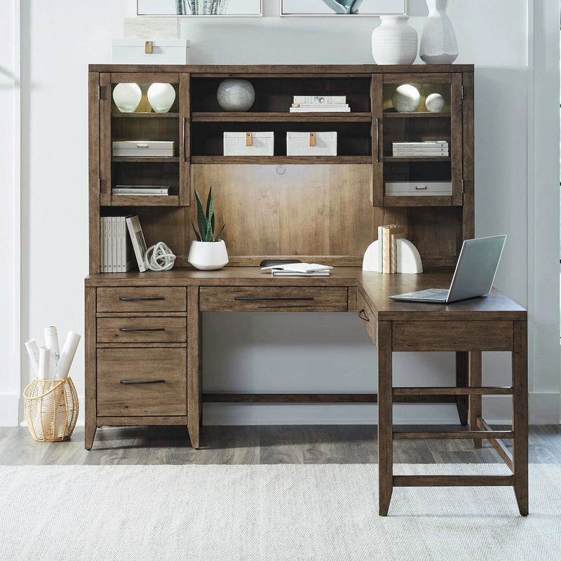 Shaker Lakes Opt L Shaped Desk Set image