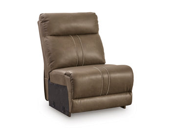 Max-Media Power Reclining Sectional with Audio Consoles