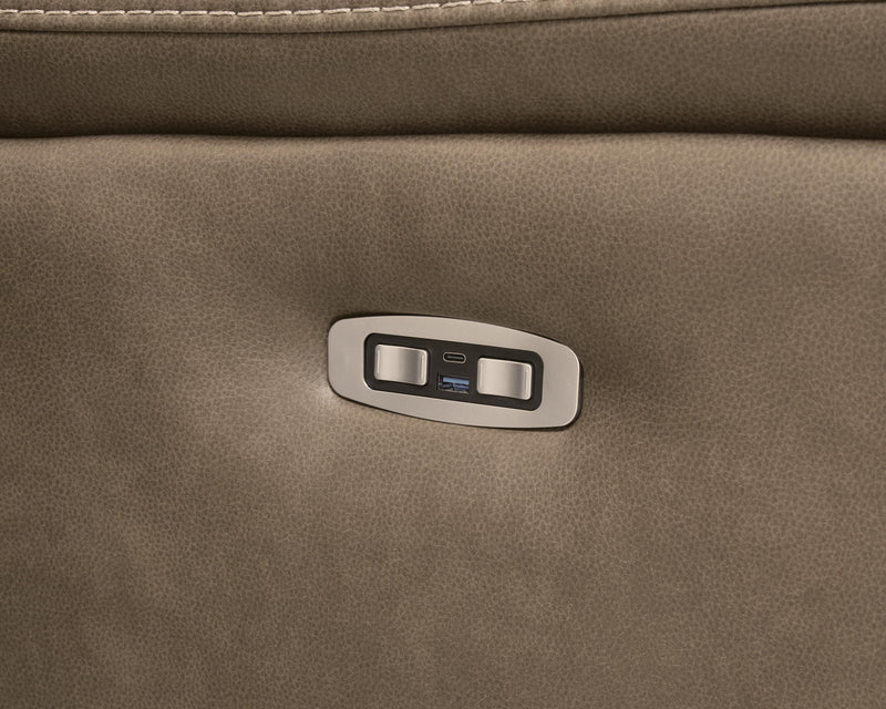 Max-Media Power Sectional Reclining Sofa