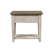 Heartland Drawer End Table in Antique White image