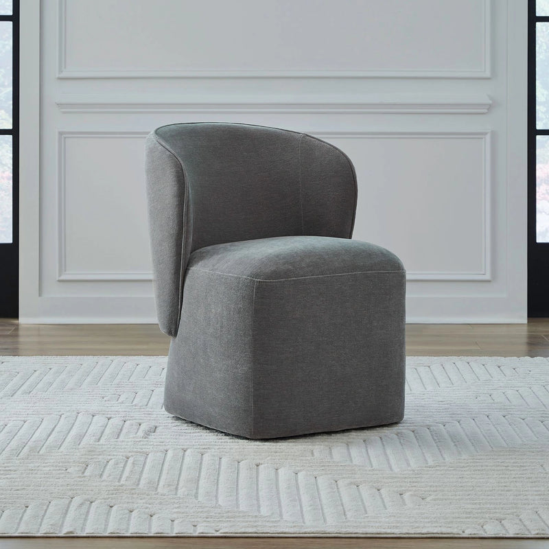 Accent Dining Accent Dining Chair w/ Casters - Sapphire image