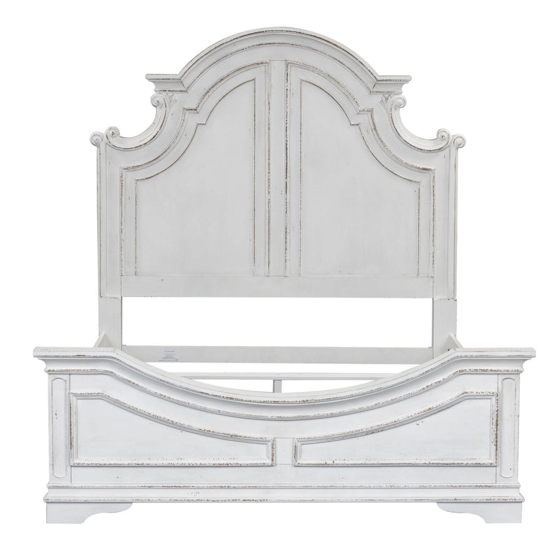 Magnolia Manor Panel Bed, Dresser & Mirror, Chest image