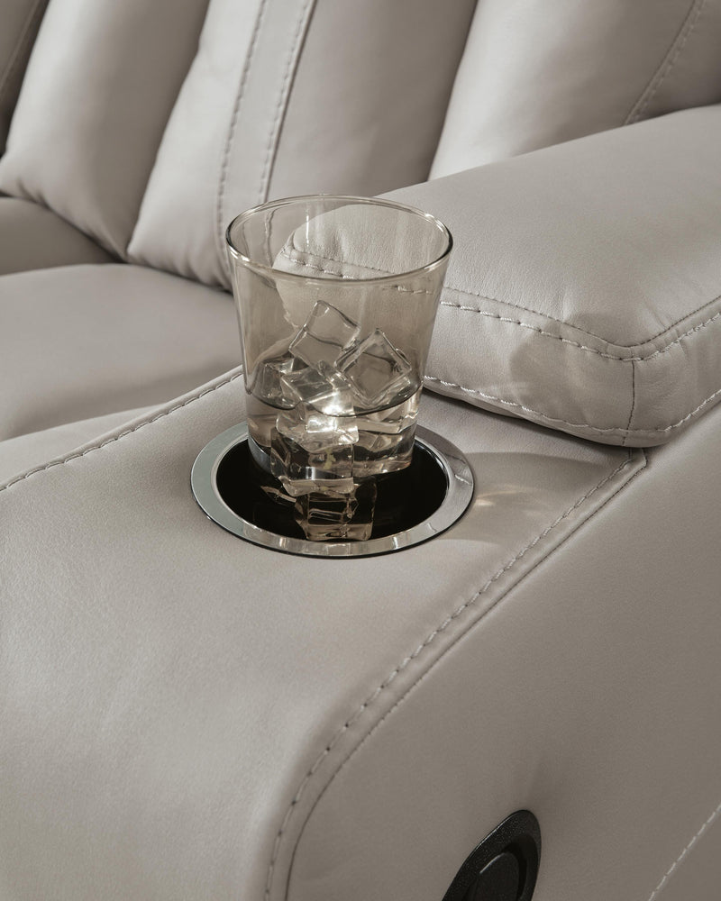 Next Move Glider Reclining Loveseat with Console