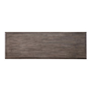 Ocean Isle Bench (RTA) in Antique White with Weathered Pine image