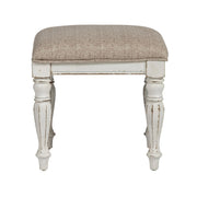 Magnolia Manor Vanity Stool in Antique White image