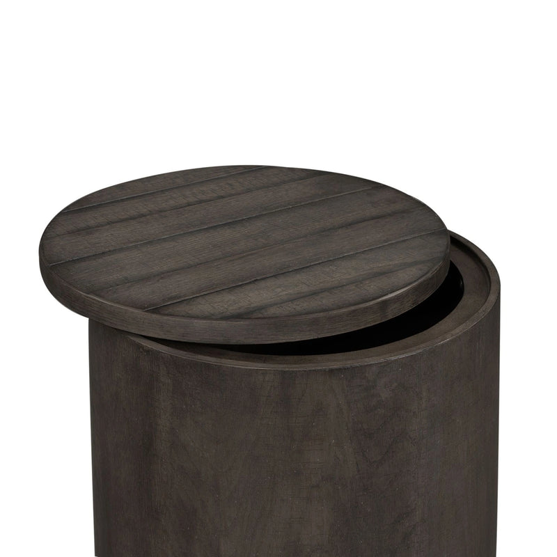 Modern Farmhouse Drum End Table image