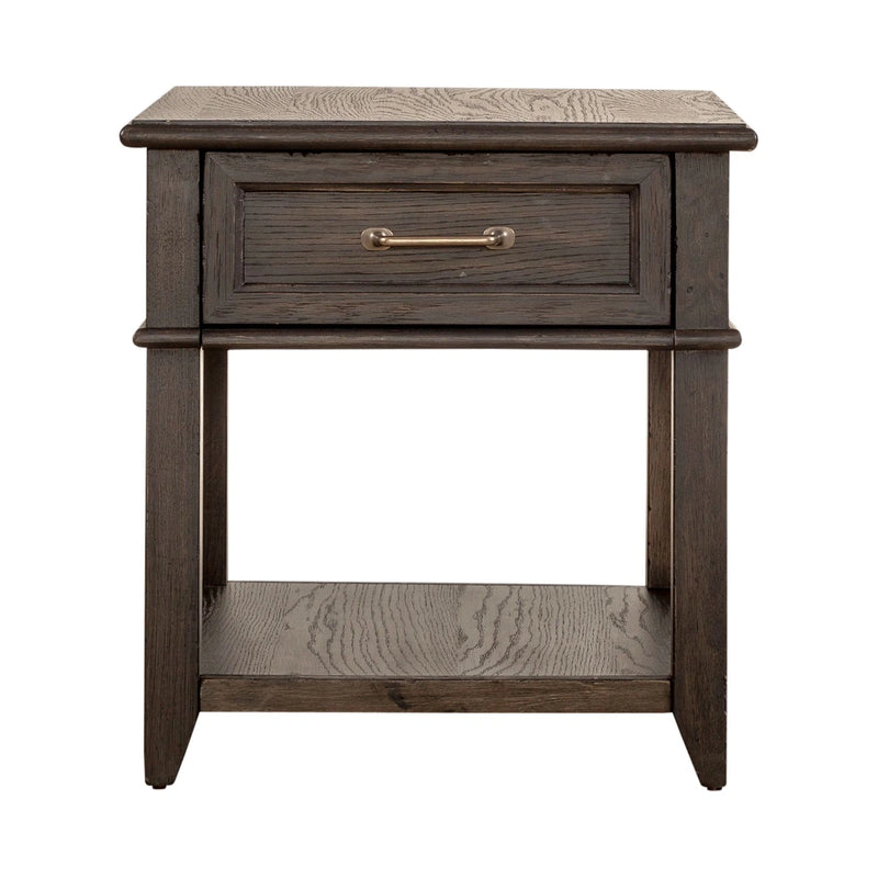 Mill Creek Drawer End Table in Peppercorn image