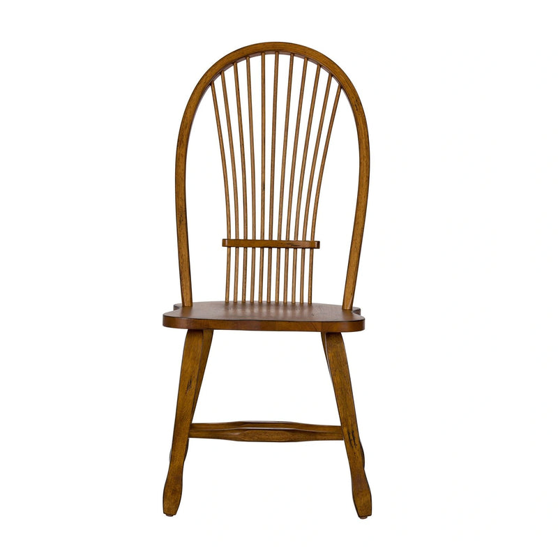 Treasures Sheaf Back Side Chair - Oak image