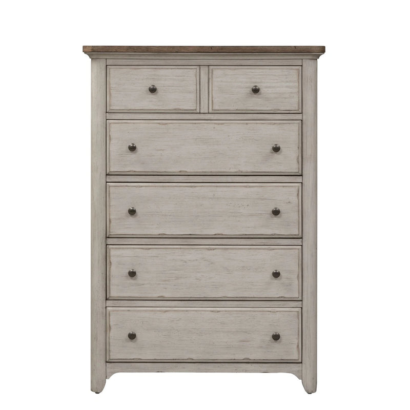 Farmhouse Reimagined Poster Bed, Dresser & Mirror, Chest image