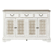 Magnolia Manor Hall Buffet in Antique White image