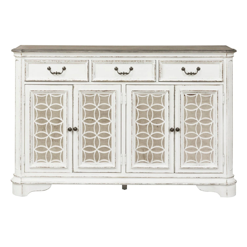 Magnolia Manor Hall Buffet in Antique White image