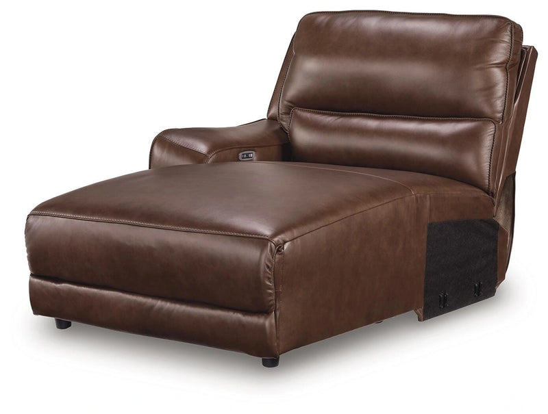 Silverbrooke Reclining Sectional with Chaise and Storage Console