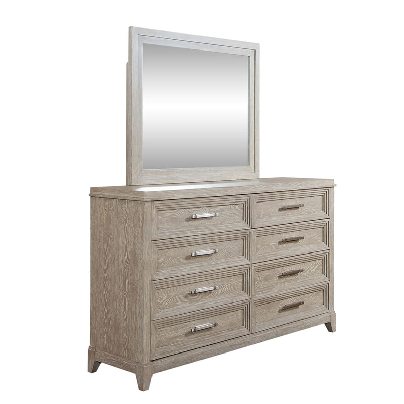 Belmar King California Panel Bed, Dresser & Mirror, Chest