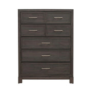 Modern Edge 5 Drawer Chest in Caffe image