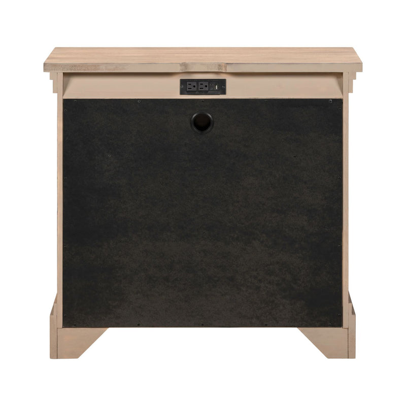 Haven Hills Bedside Chest w/ Charging Station image