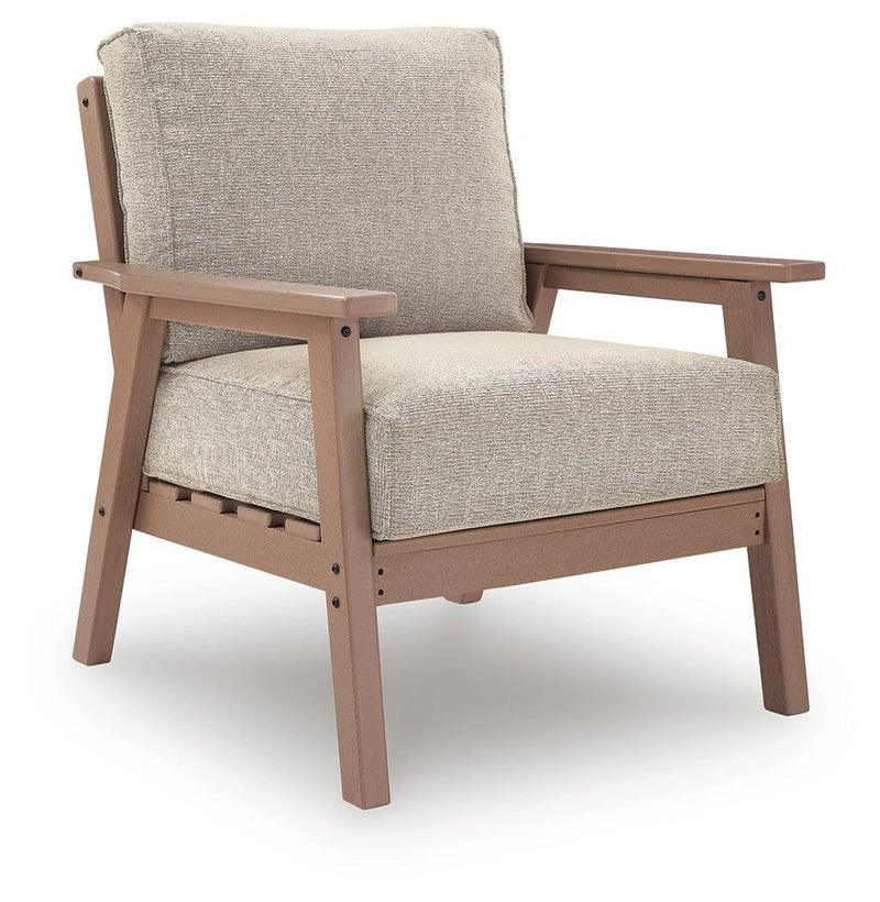 Cliffs Beach Outdoor Lounge Chair with Cushion (Set of 2)