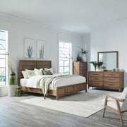 Shaker Lakes Queen Panel Bed, Dresser & Mirror, Chest image