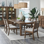 Shaker Lakes Opt 7 Piece Double Pedestal Table Set image
