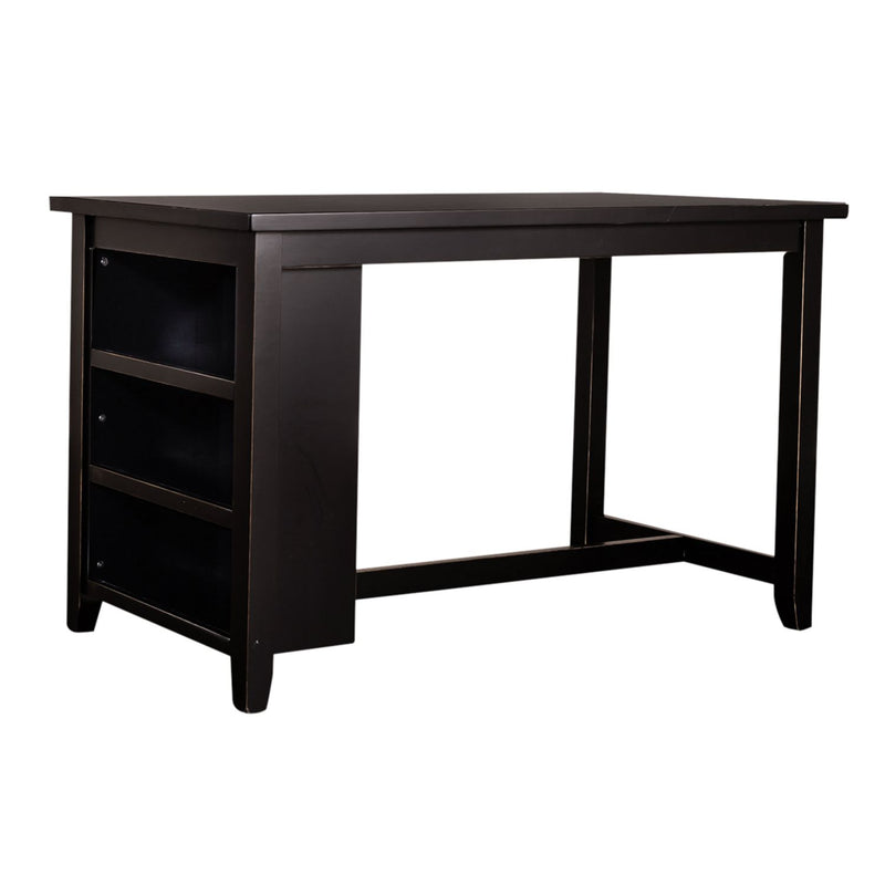 Brook Creek 5 Piece Counter Set in Black