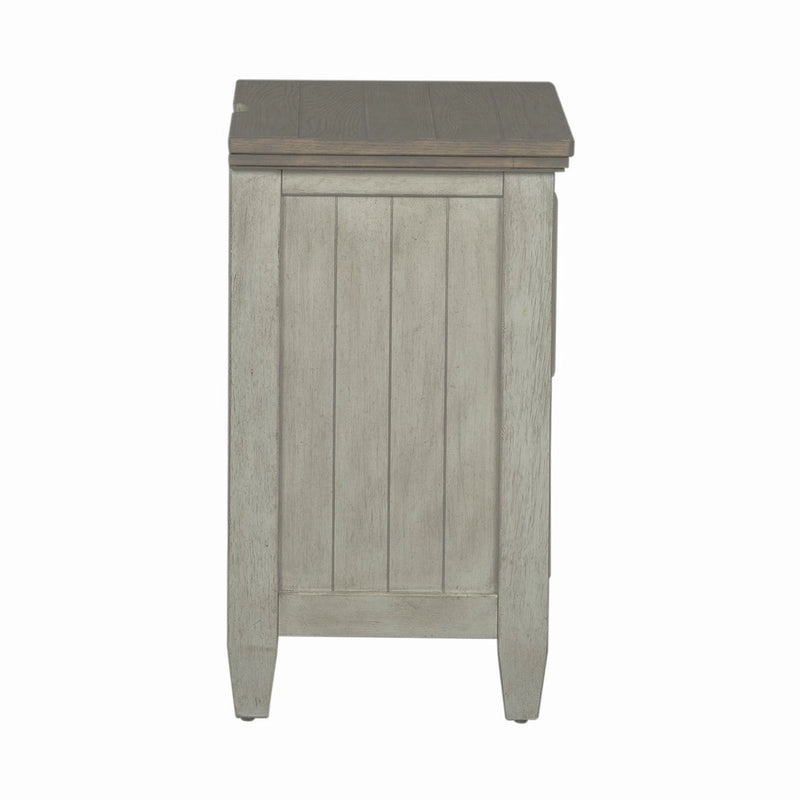 Heartland 2 Drawer Nightstand w/ Charging Station in Antique White image